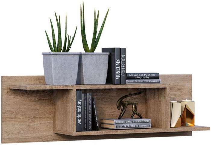 Модульная гостиная Нэнси New ЛДСП Вариант №1 (Бетон светлый, Дуб Сонома)