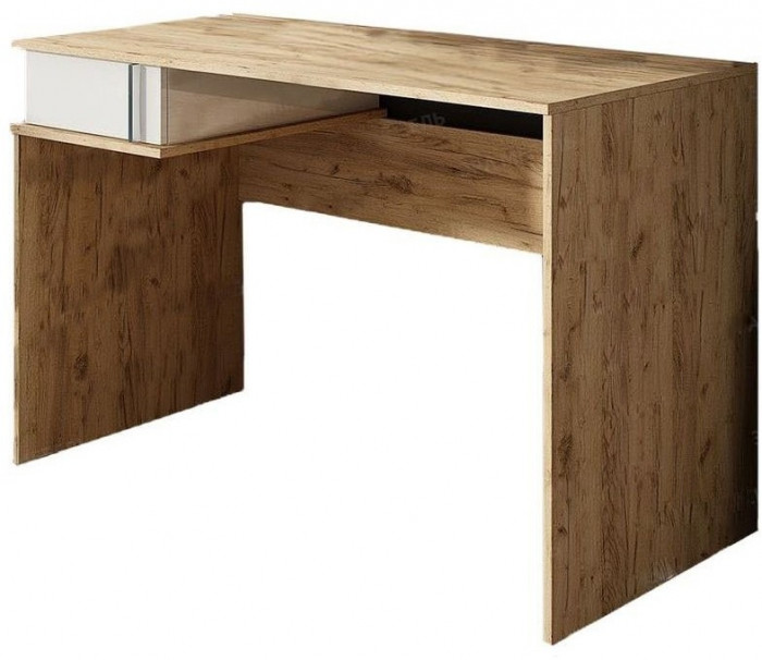 Эра Стол письменный Джамп, вотан/белый